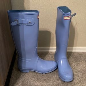 Blue Hunter Rain Boots